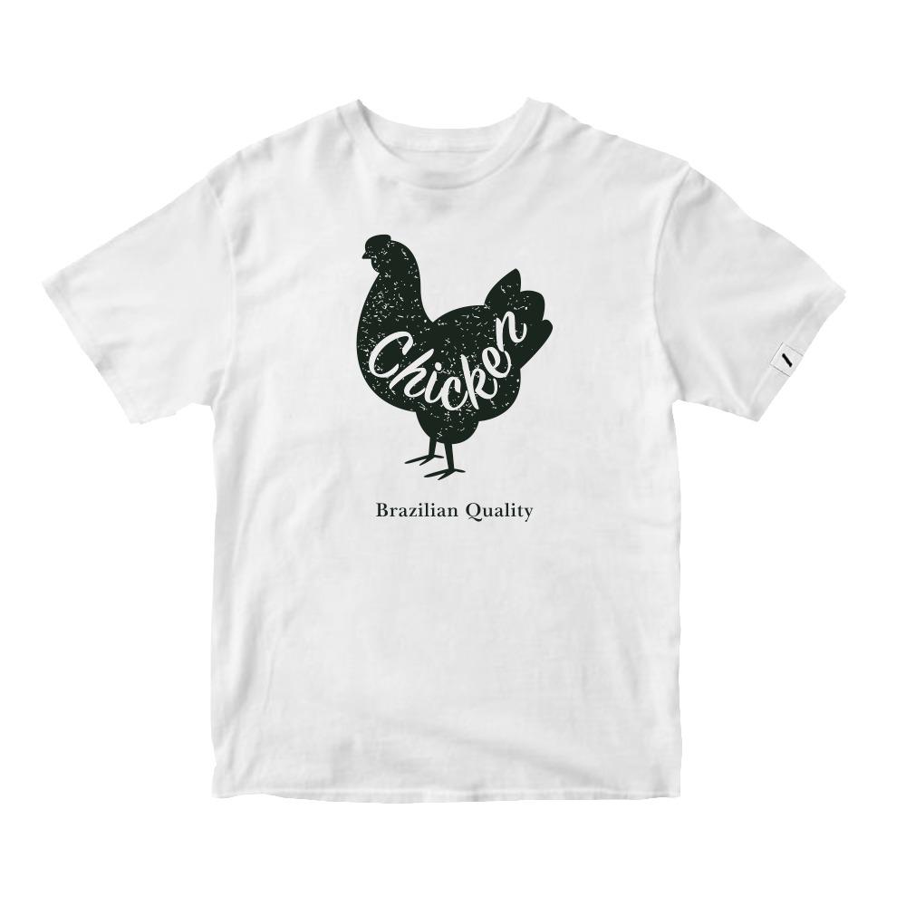 Camiseta Branca Clássicos Chicken